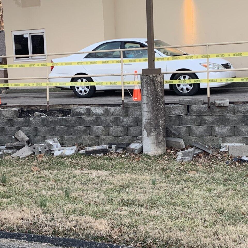 Damage to a Taco Bell on Bardstown Road from a police chase that ended with LMPD officer shooting man
